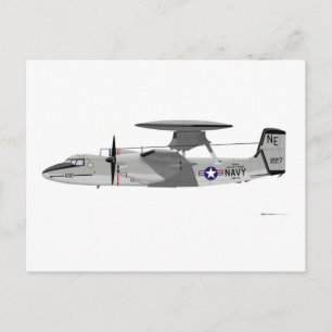 Cartão Postal Grumman E-2C Hawkeye
