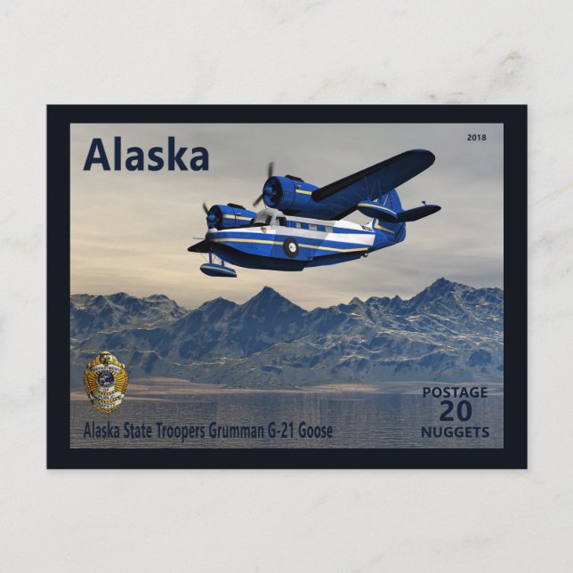 Cartão Postal Grumman G- 21 Goose (Frente)