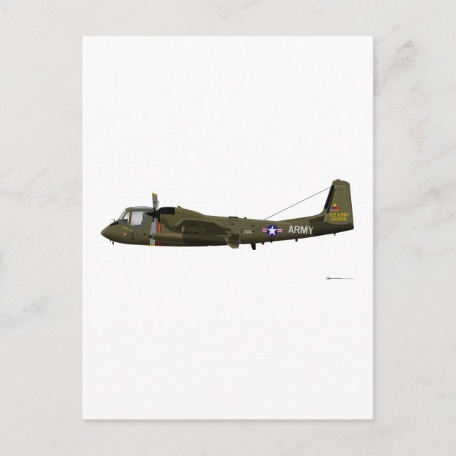 Cartão Postal Grumman OV-1 Mohawk (Frente)