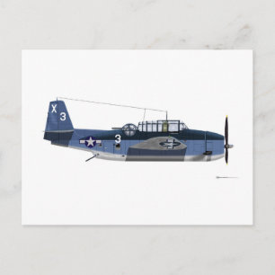 Cartão Postal Grumman TBM Avenger