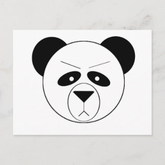 Cartão Postal Grumpy Panda