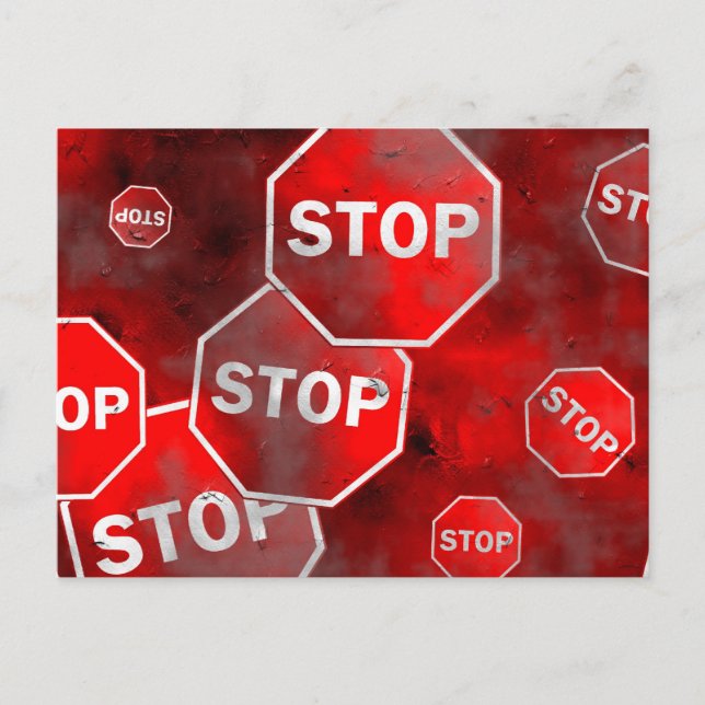 Cartão Postal Grunar Sinais de Parada (Frente)