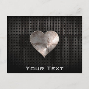 Cartão Postal Grunge Heart