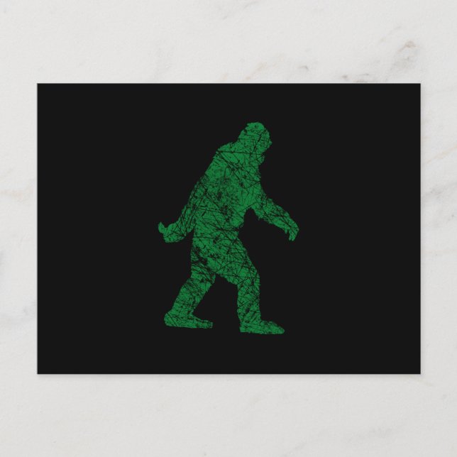 Cartão Postal Grunge Squatchin (Frente)