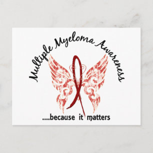 Cartão Postal Grunge Tattoo Butterfly 6.1 Múltiplo Mieloma