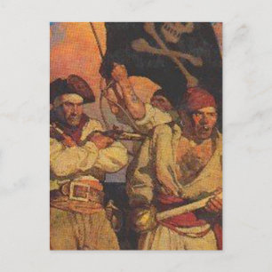 Cartão Postal Grupo de Buccanneers