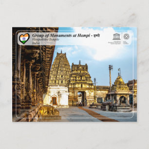 Cartão Postal Grupo de Monumentos em Hampi - Templo de Virupaksh