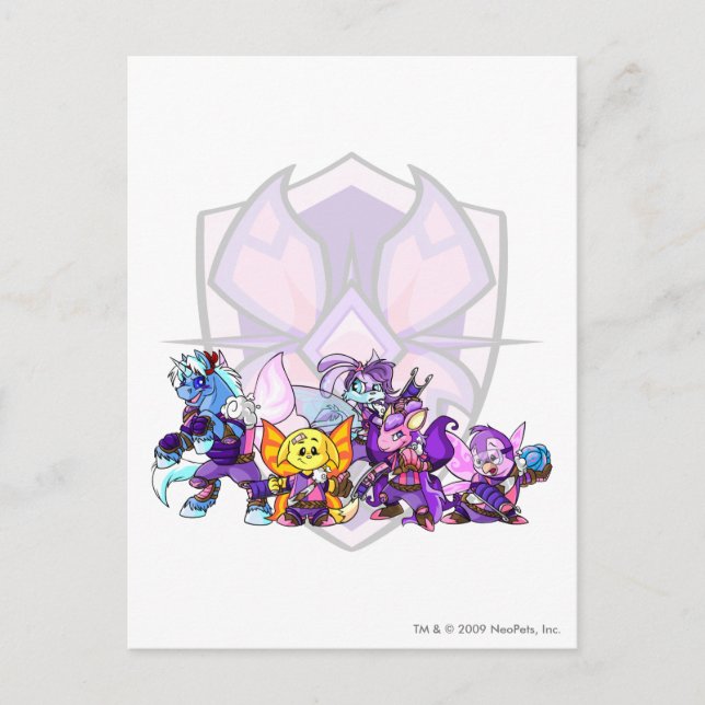 Cartão Postal Grupo Team Faerieland (Frente)