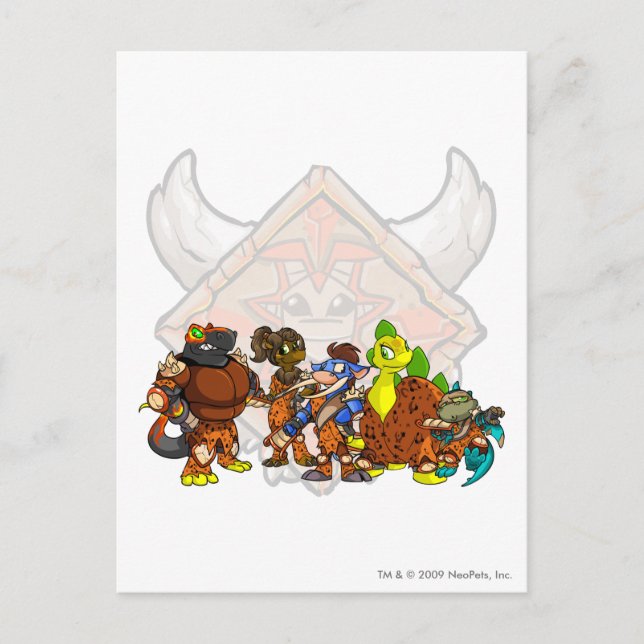 Cartão Postal Grupo Team Tyrannia (Frente)