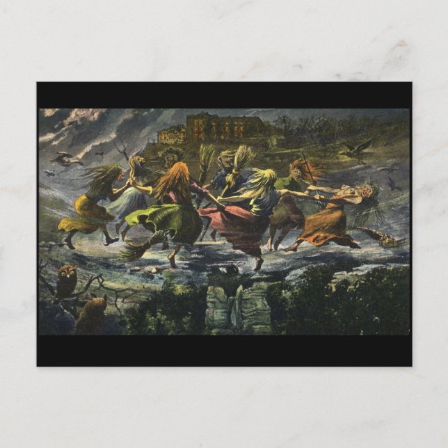 Cartão postal Gruss vom Hexentanzplatz (Frente)