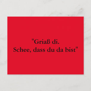 Cartão Postal Grußkarte aus Bayern