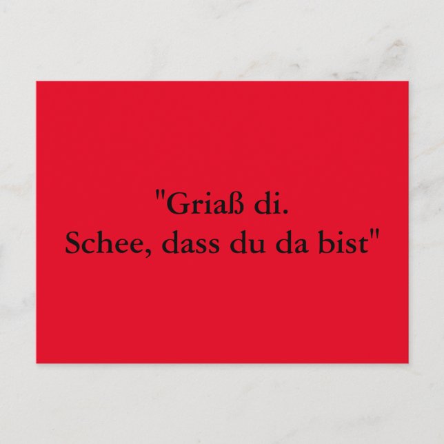 Cartão Postal Grußkarte aus Bayern (Frente)