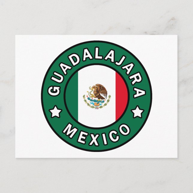 Cartão Postal Guadalajara México (Frente)