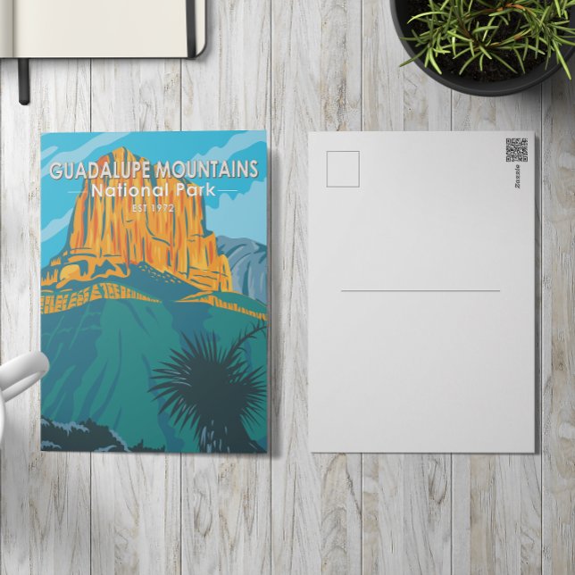 Cartão Postal Guadalupe Mountain National Park Texas Vintage (Criador carregado)