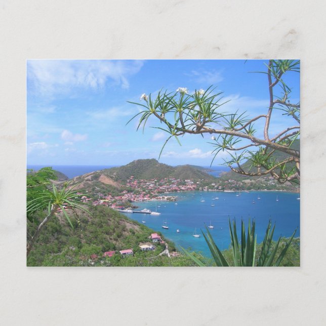 Cartão Postal Guadalupe - Vista La Baie Des Saintes (Frente)