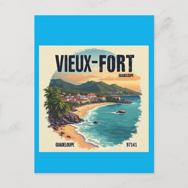 CARTÃO POSTAL GUADELOUPE (Frente)