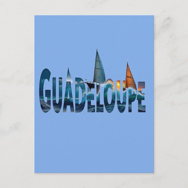 CARTÃO POSTAL GUADELOUPE (Frente)