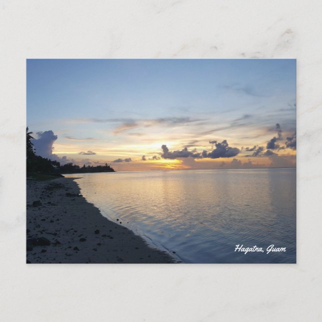 Cartão Postal GUAM 671 Baía de Hagatna (Frente)