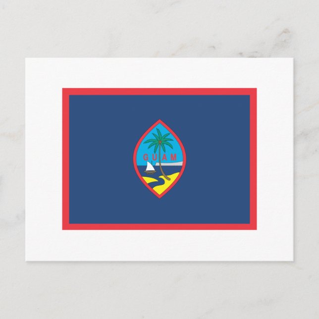 CARTÃO POSTAL GUAM FLAG (Frente)