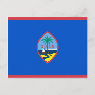 Cartão Postal Guam Flag GU