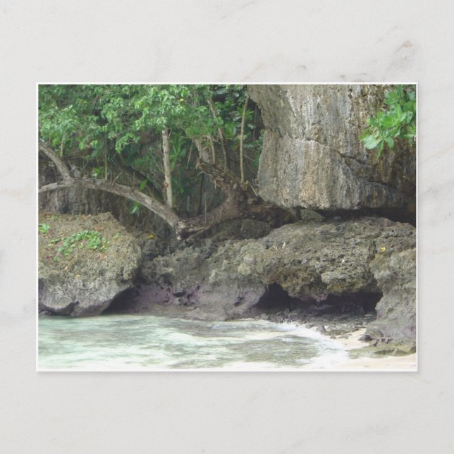 Cartão Postal Guam Lava Beach (Frente)