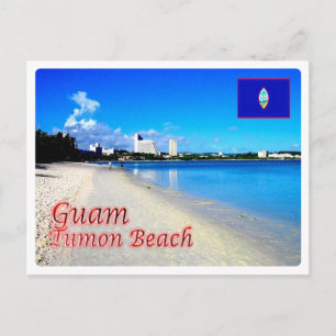 Cartão Postal Guam - Praia do Tumon -