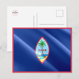 Cartão Postal Guam - Sinalizador de Onda -