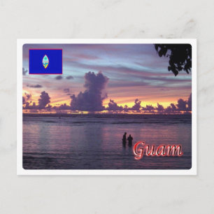 Cartão Postal Guam - Sunset -