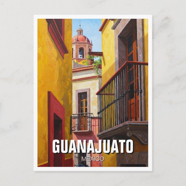 Cartão Postal Guanajuato México (Frente)