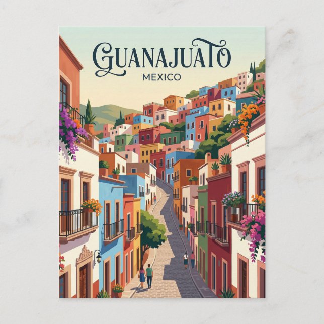 Cartão Postal Guanajuato México (Frente)