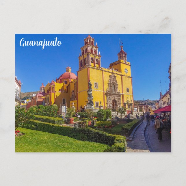 Cartão Postal Guanajuato, México, Basílic a (Frente)