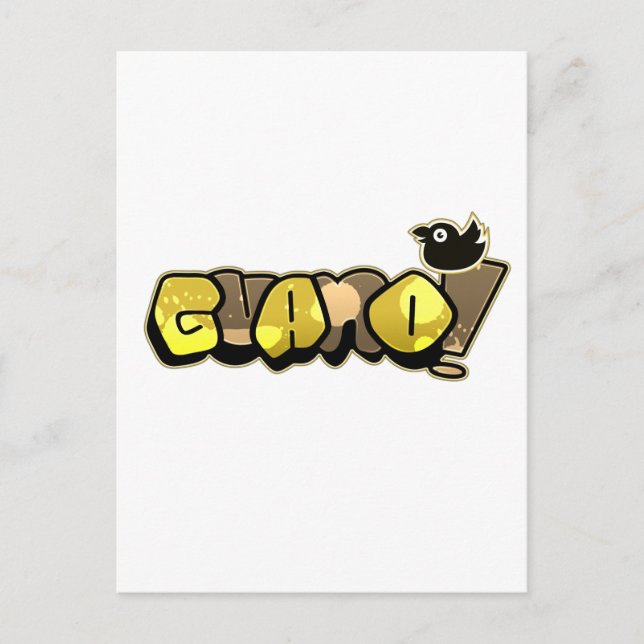 Cartão Postal Guano Game Gear - Logo (Frente)