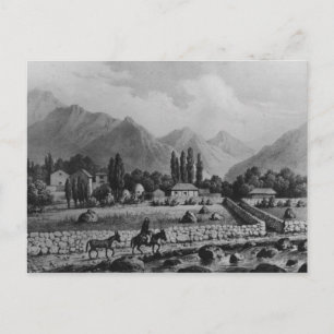 Cartão Postal Guanta , de "Historia do Chile", 1854