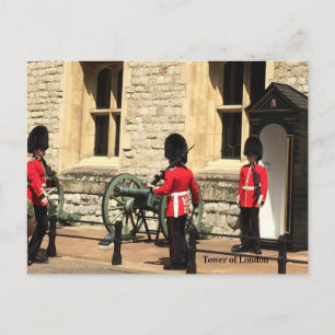 Cartão Postal Guarda da Torre de Londres