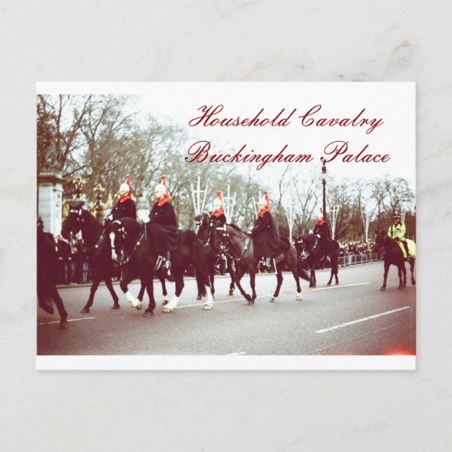 Cartão Postal Guarda Real do Palácio de Buckingham (Frente)
