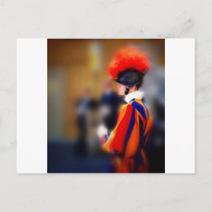 Cartão Postal Guarda suíça