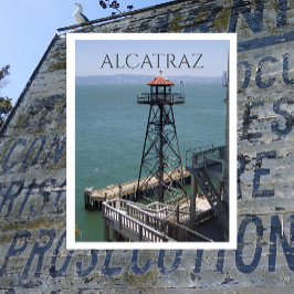 Cartão Postal Guarda Tower, Prisão de Alcatraz Island, Califórni
