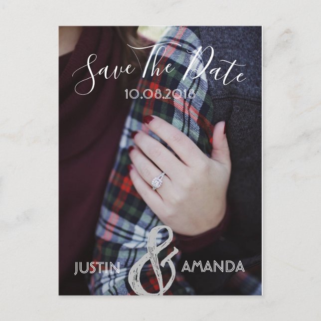 Cartão Postal Guardar Cartão-Postal De Data (Frente)