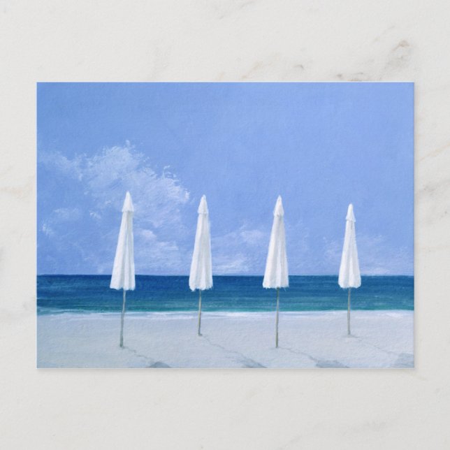 Cartão Postal Guardas-chuvas de praia 2005 (Frente)
