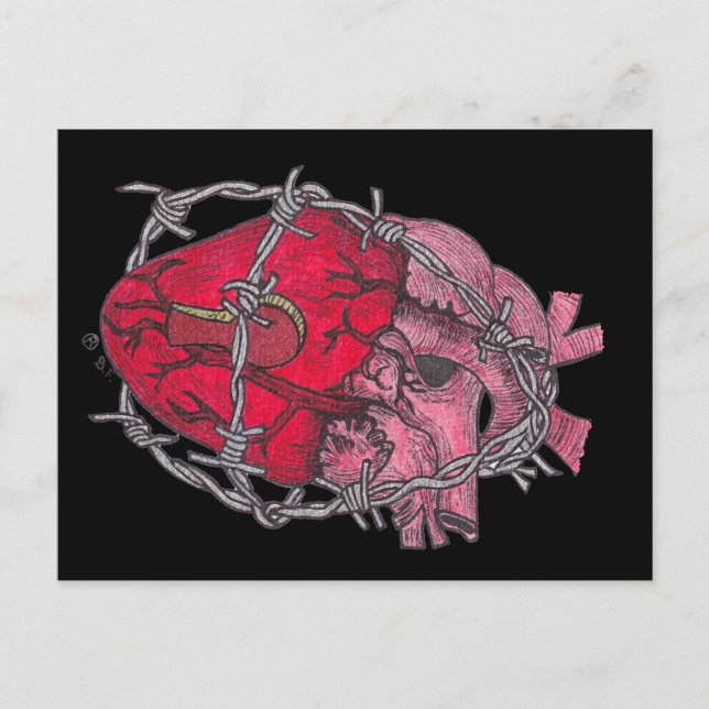 CARTÃO POSTAL GUARDED HEART (Frente)