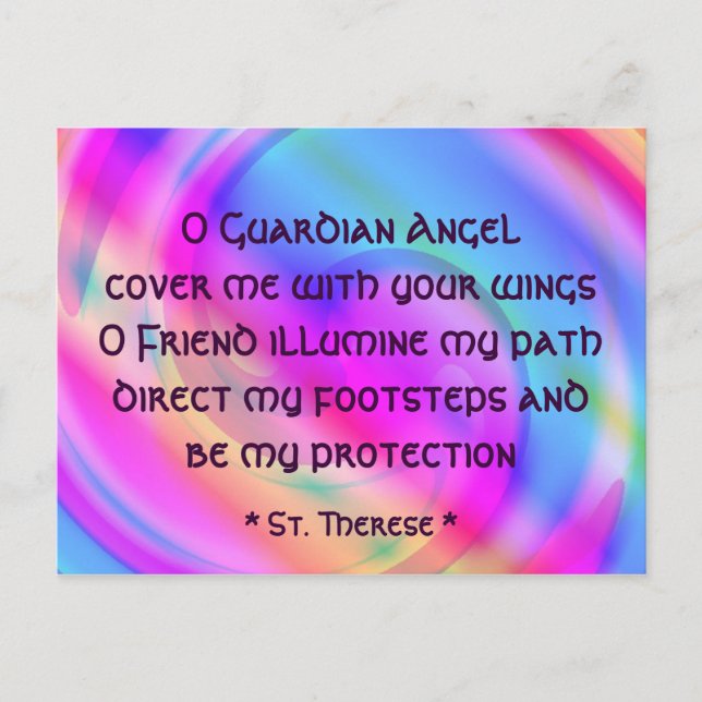Cartão Postal Guardian Angel postcard (Frente)