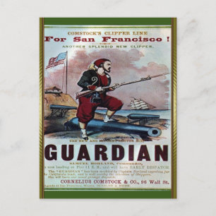 Cartão Postal Guardião Clipper Sailing