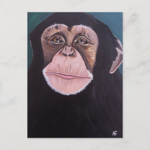 Cartão Postal Guardião da Pintura da Floresta por Alfred Fox