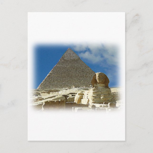 Cartão Postal Guardião de Giza (Frente)