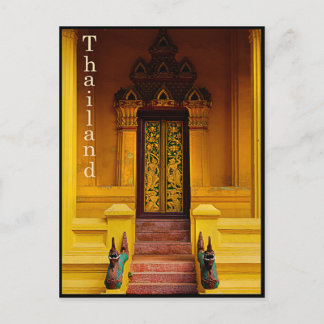 Cartão Postal Guardiões de entrada do templo, Tailândia