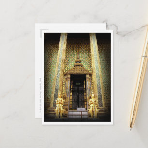 Cartão Postal Guardiões Do Palácio Dourado Tailândia Foto