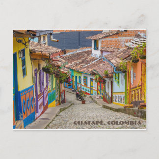 Cartão Postal Guatapé, Rua Colorida Colômbia