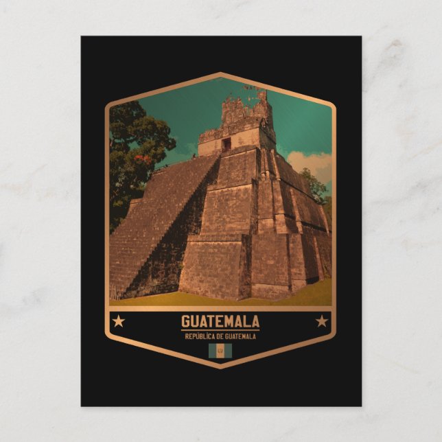 Cartão Postal Guatemala (Frente)