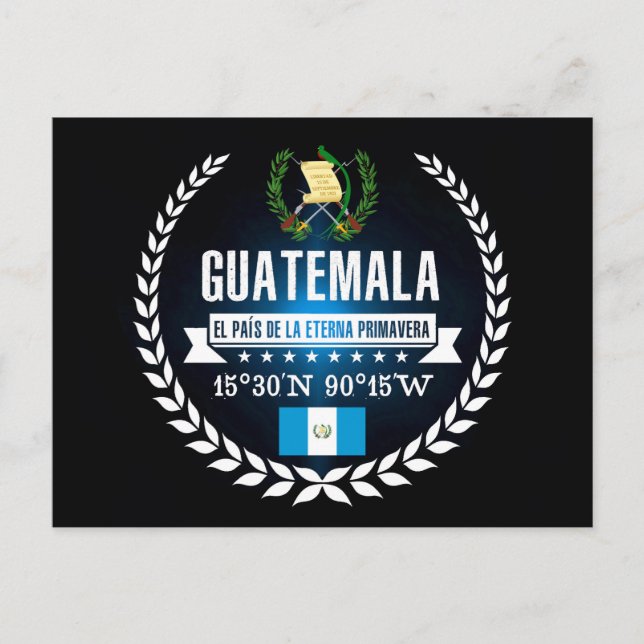 Cartão Postal Guatemala (Frente)