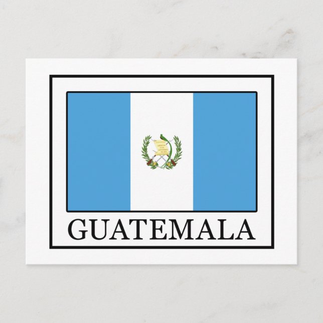 Cartão Postal Guatemala (Frente)